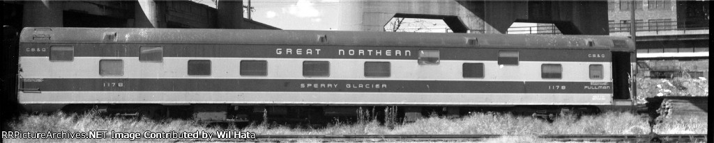 CB&Q 16-4 Sleeper 1178 "Sperry Glacier"